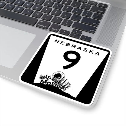 N-9 (Nebraska) (Road Sign) STICKER Vinyl Kiss-Cut Decal - The Sticker Space