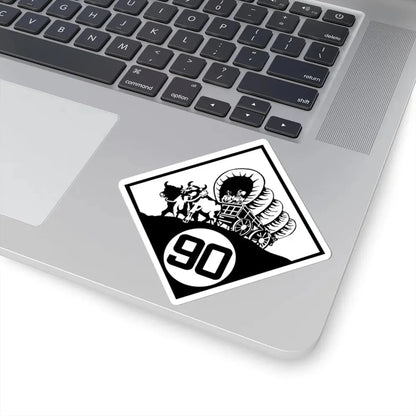 N-90 1926 (Nebraska) (Road Sign) STICKER Vinyl Kiss-Cut Decal - The Sticker Space