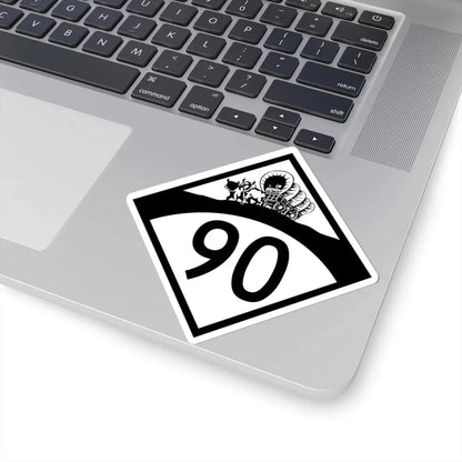 N-90 1950 (Nebraska) (Road Sign) STICKER Vinyl Kiss-Cut Decal - The Sticker Space