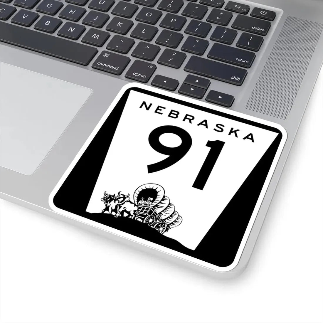 N-91 (Nebraska) (Road Sign) STICKER Vinyl Kiss-Cut Decal - The Sticker Space