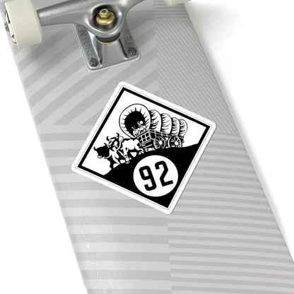 N-92 1926 (Nebraska) (Road Sign) STICKER Vinyl Kiss-Cut Decal - The Sticker Space