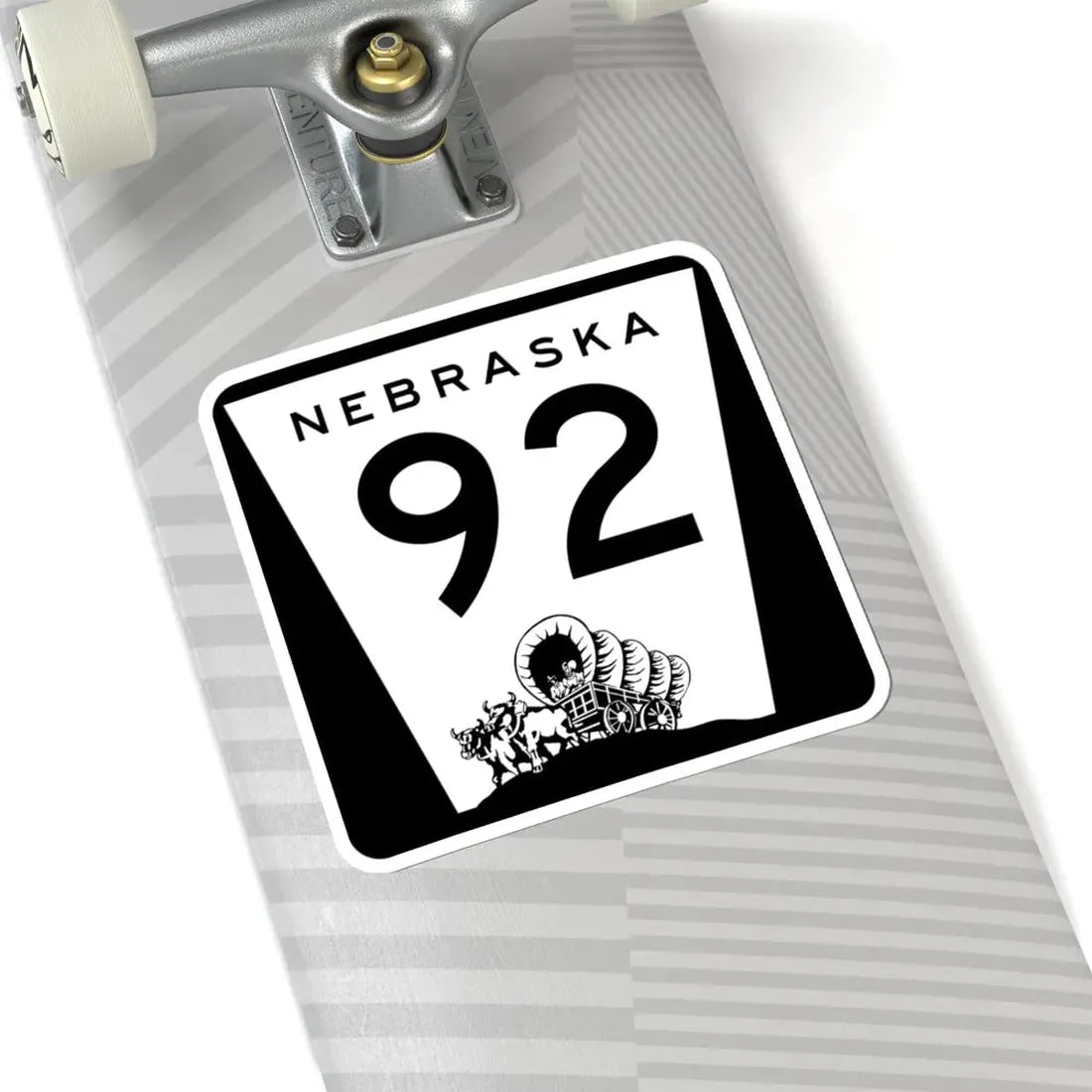 N-92 (Nebraska) (Road Sign) STICKER Vinyl Kiss-Cut Decal - The Sticker Space