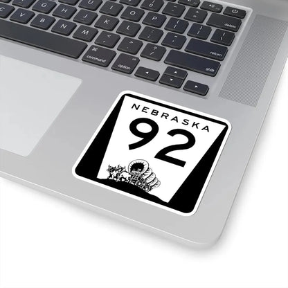 N-92 (Nebraska) (Road Sign) STICKER Vinyl Kiss-Cut Decal - The Sticker Space