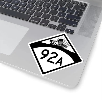 N-92A 1950 (Nebraska) (Road Sign) STICKER Vinyl Kiss-Cut Decal - The Sticker Space