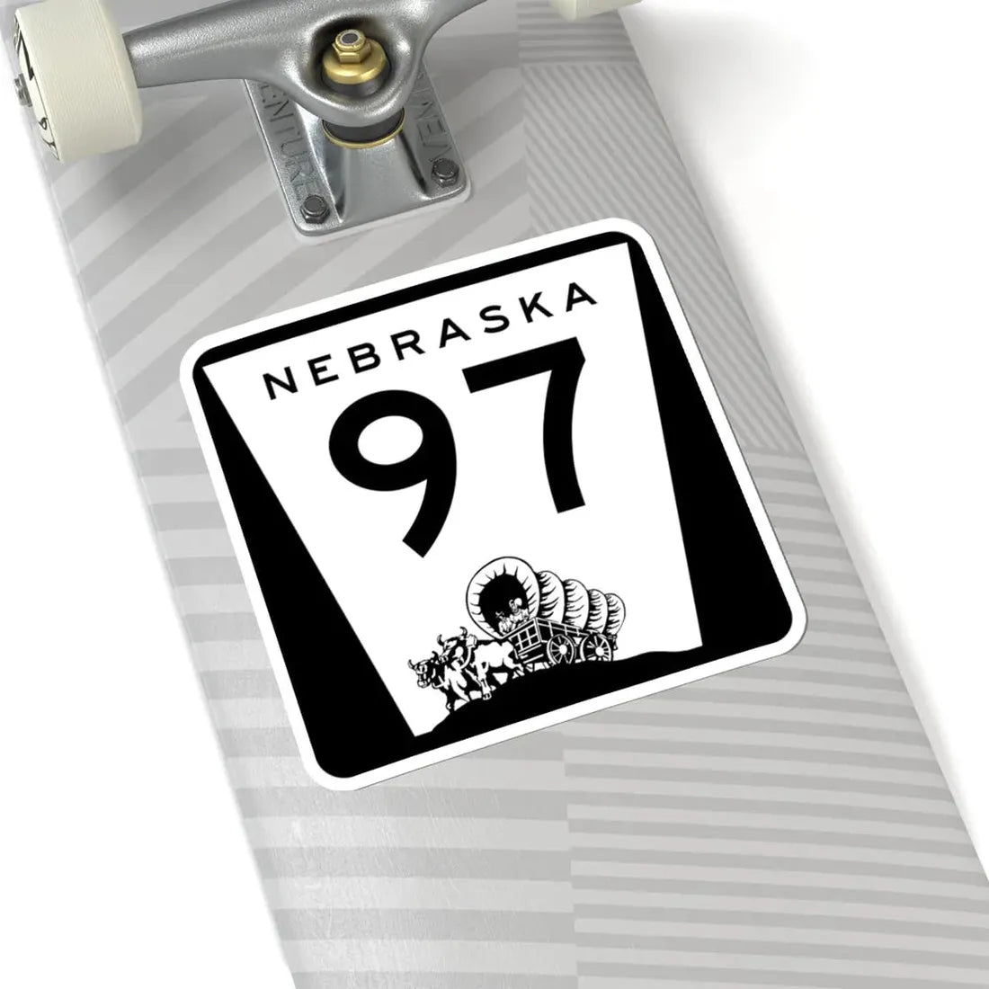 N-97 (Nebraska) (Road Sign) STICKER Vinyl Kiss-Cut Decal - The Sticker Space