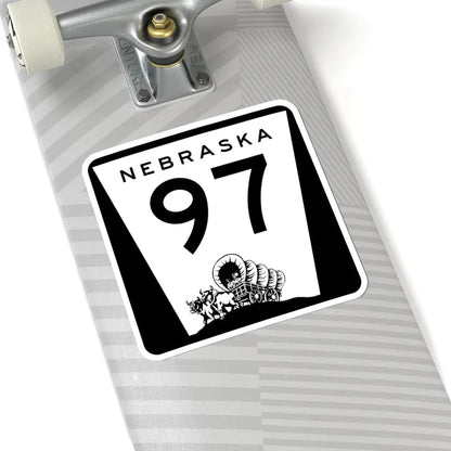 N-97 (Nebraska) (Road Sign) STICKER Vinyl Kiss-Cut Decal - The Sticker Space