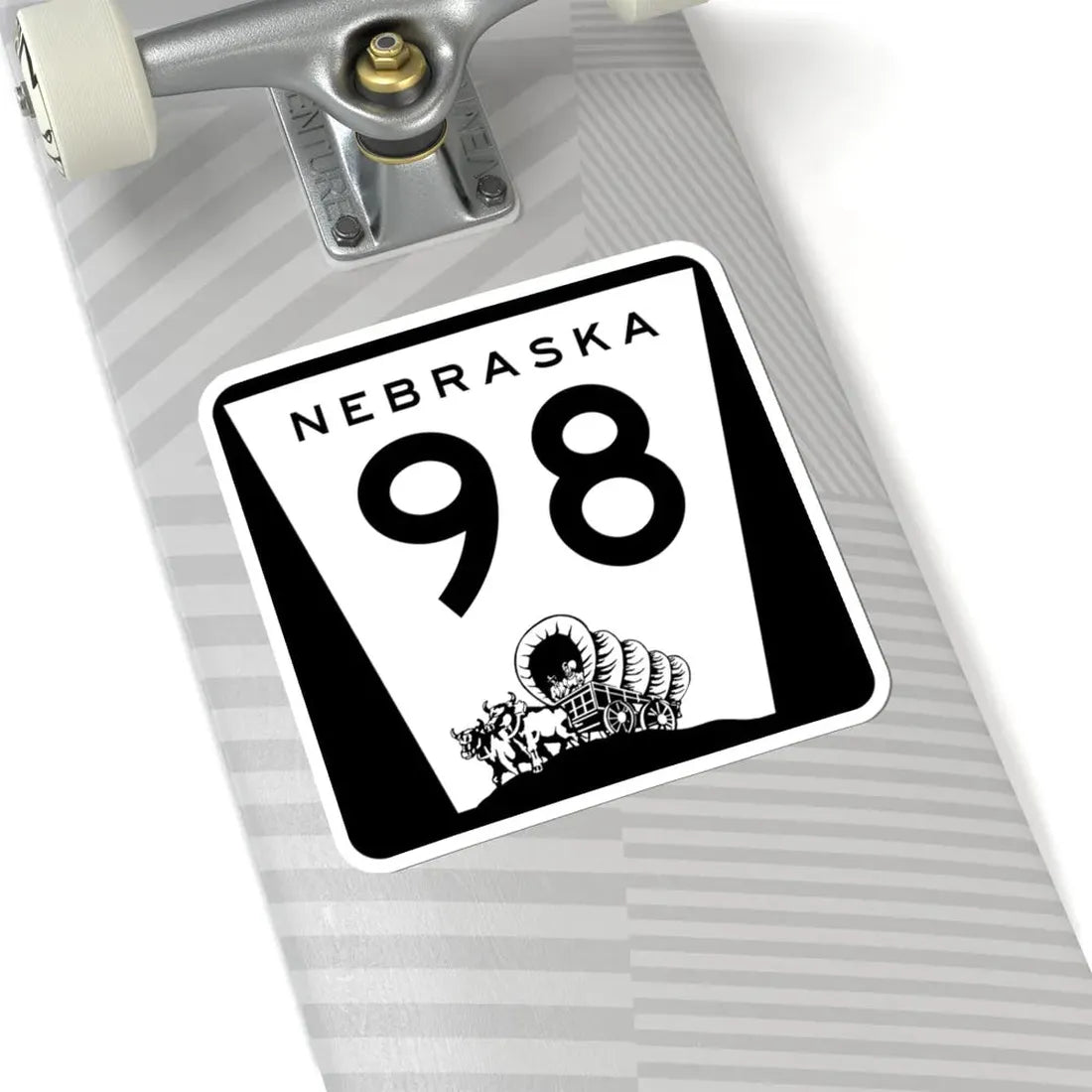 N-98 (Nebraska) (Road Sign) STICKER Vinyl Kiss-Cut Decal - The Sticker Space