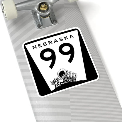 N-99 (Nebraska) (Road Sign) STICKER Vinyl Kiss-Cut Decal - The Sticker Space