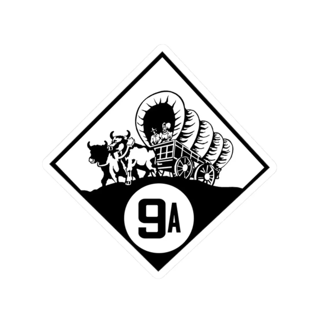 N-9A 1926 (Nebraska) (Road Sign) STICKER Vinyl Kiss-Cut Decal 2 Inch White - The Sticker Space