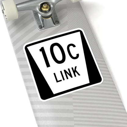 N LINK 10C (Nebraska) (Road Sign) STICKER Vinyl Kiss-Cut Decal - The Sticker Space