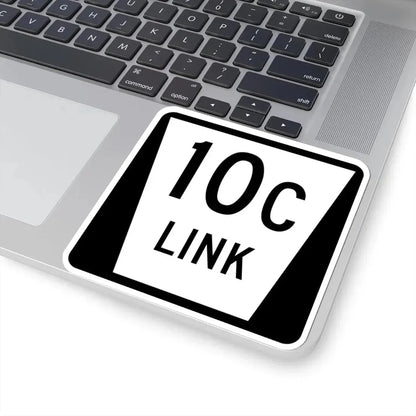 N LINK 10C (Nebraska) (Road Sign) STICKER Vinyl Kiss-Cut Decal - The Sticker Space