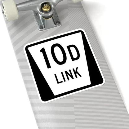 N LINK 10D (Nebraska) (Road Sign) STICKER Vinyl Kiss-Cut Decal - The Sticker Space