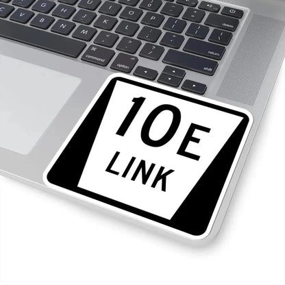 N LINK 10E (Nebraska) (Road Sign) STICKER Vinyl Kiss-Cut Decal - The Sticker Space