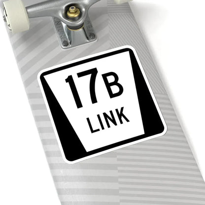 N LINK 17B (Nebraska) (Road Sign) STICKER Vinyl Kiss-Cut Decal - The Sticker Space