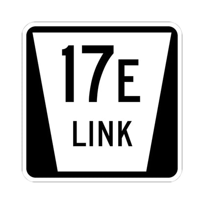 N LINK 17E (Nebraska) (Road Sign) STICKER Vinyl Kiss-Cut Decal 4 Inch White - The Sticker Space