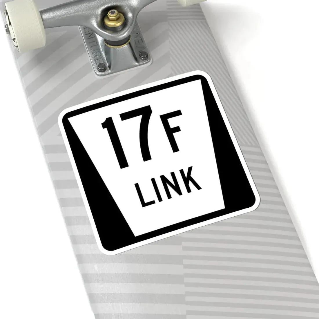 N LINK 17F (Nebraska) (Road Sign) STICKER Vinyl Kiss-Cut Decal - The Sticker Space