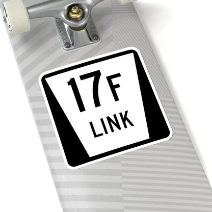 N LINK 17F (Nebraska) (Road Sign) STICKER Vinyl Kiss-Cut Decal - The Sticker Space