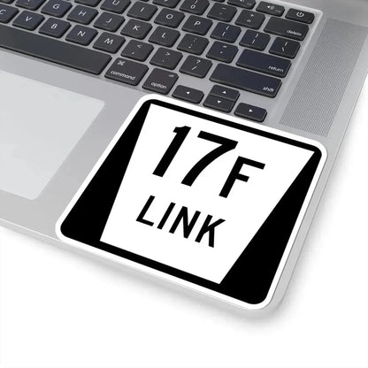 N LINK 17F (Nebraska) (Road Sign) STICKER Vinyl Kiss-Cut Decal - The Sticker Space