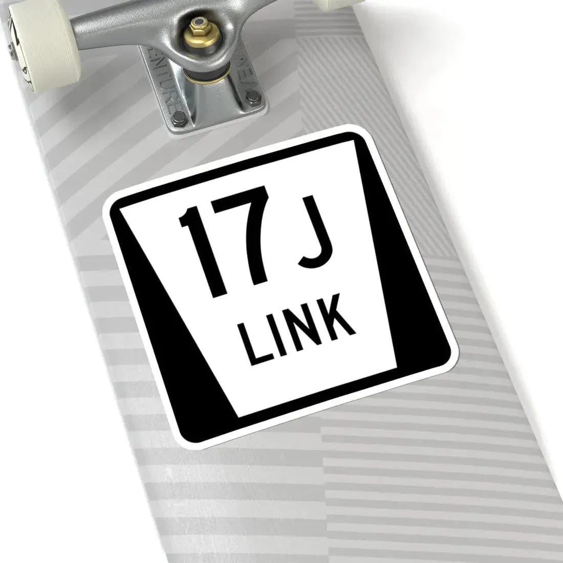 N LINK 17J (Nebraska) (Road Sign) STICKER Vinyl Kiss-Cut Decal - The Sticker Space