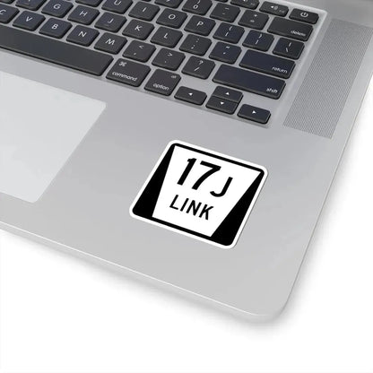 N LINK 17J (Nebraska) (Road Sign) STICKER Vinyl Kiss-Cut Decal - The Sticker Space