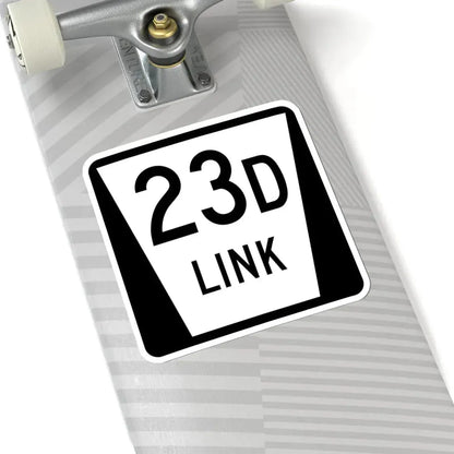 N LINK 23D (Nebraska) (Road Sign) STICKER Vinyl Kiss-Cut Decal - The Sticker Space