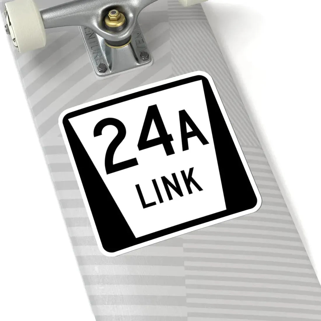 N LINK 24A (Nebraska) (Road Sign) STICKER Vinyl Kiss-Cut Decal - The Sticker Space