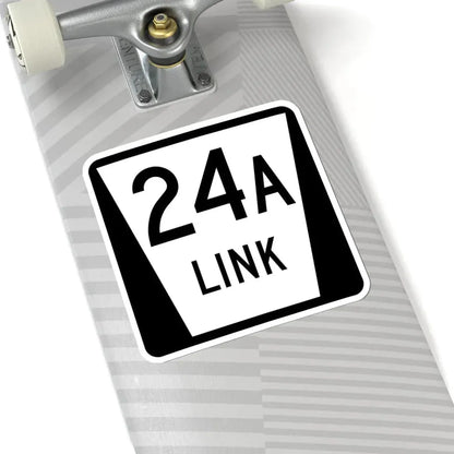 N LINK 24A (Nebraska) (Road Sign) STICKER Vinyl Kiss-Cut Decal - The Sticker Space