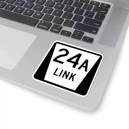 N LINK 24A (Nebraska) (Road Sign) STICKER Vinyl Kiss-Cut Decal - The Sticker Space