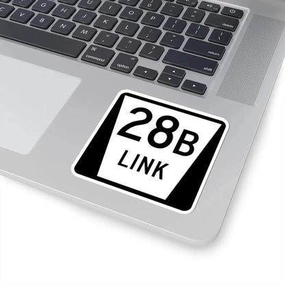 N LINK 28B (Nebraska) (Road Sign) STICKER Vinyl Kiss-Cut Decal - The Sticker Space