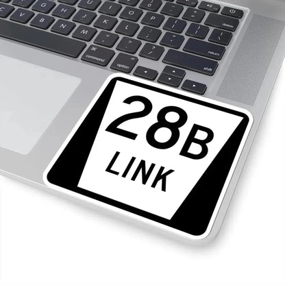 N LINK 28B (Nebraska) (Road Sign) STICKER Vinyl Kiss-Cut Decal - The Sticker Space