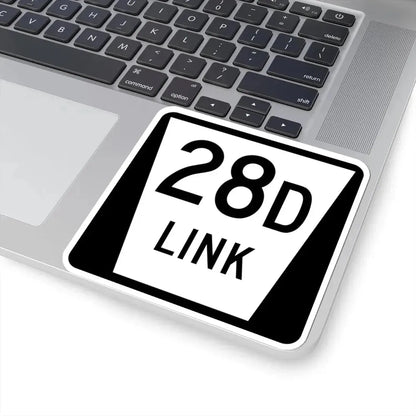 N LINK 28D (Nebraska) (Road Sign) STICKER Vinyl Kiss-Cut Decal - The Sticker Space
