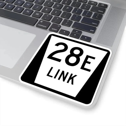 N LINK 28E (Nebraska) (Road Sign) STICKER Vinyl Kiss-Cut Decal - The Sticker Space