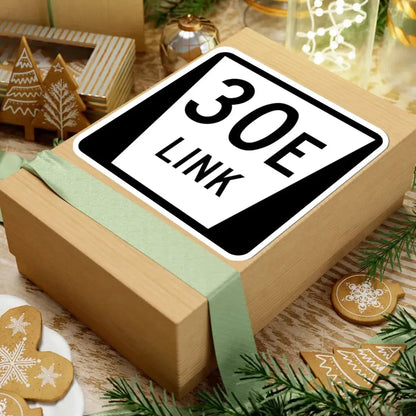 N LINK 30E (Nebraska) (Road Sign) STICKER Vinyl Kiss-Cut Decal - The Sticker Space