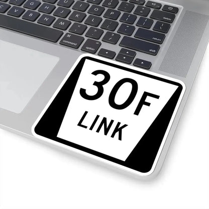 N LINK 30F (Nebraska) (Road Sign) STICKER Vinyl Kiss-Cut Decal - The Sticker Space