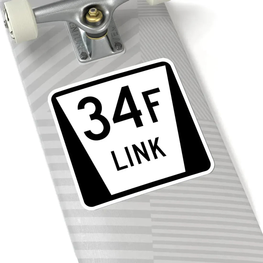 N LINK 34F (Nebraska) (Road Sign) STICKER Vinyl Kiss-Cut Decal - The Sticker Space