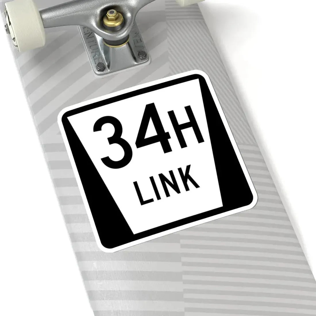 N LINK 34H (Nebraska) (Road Sign) STICKER Vinyl Kiss-Cut Decal - The Sticker Space