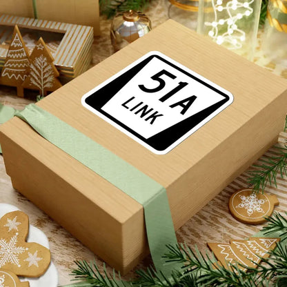 N LINK 51A (Nebraska) (Road Sign) STICKER Vinyl Kiss-Cut Decal - The Sticker Space