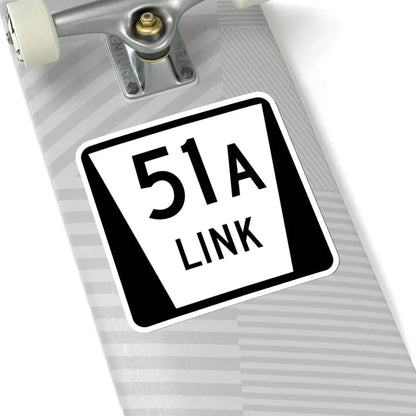 N LINK 51A (Nebraska) (Road Sign) STICKER Vinyl Kiss-Cut Decal - The Sticker Space