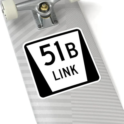 N LINK 51B (Nebraska) (Road Sign) STICKER Vinyl Kiss-Cut Decal - The Sticker Space