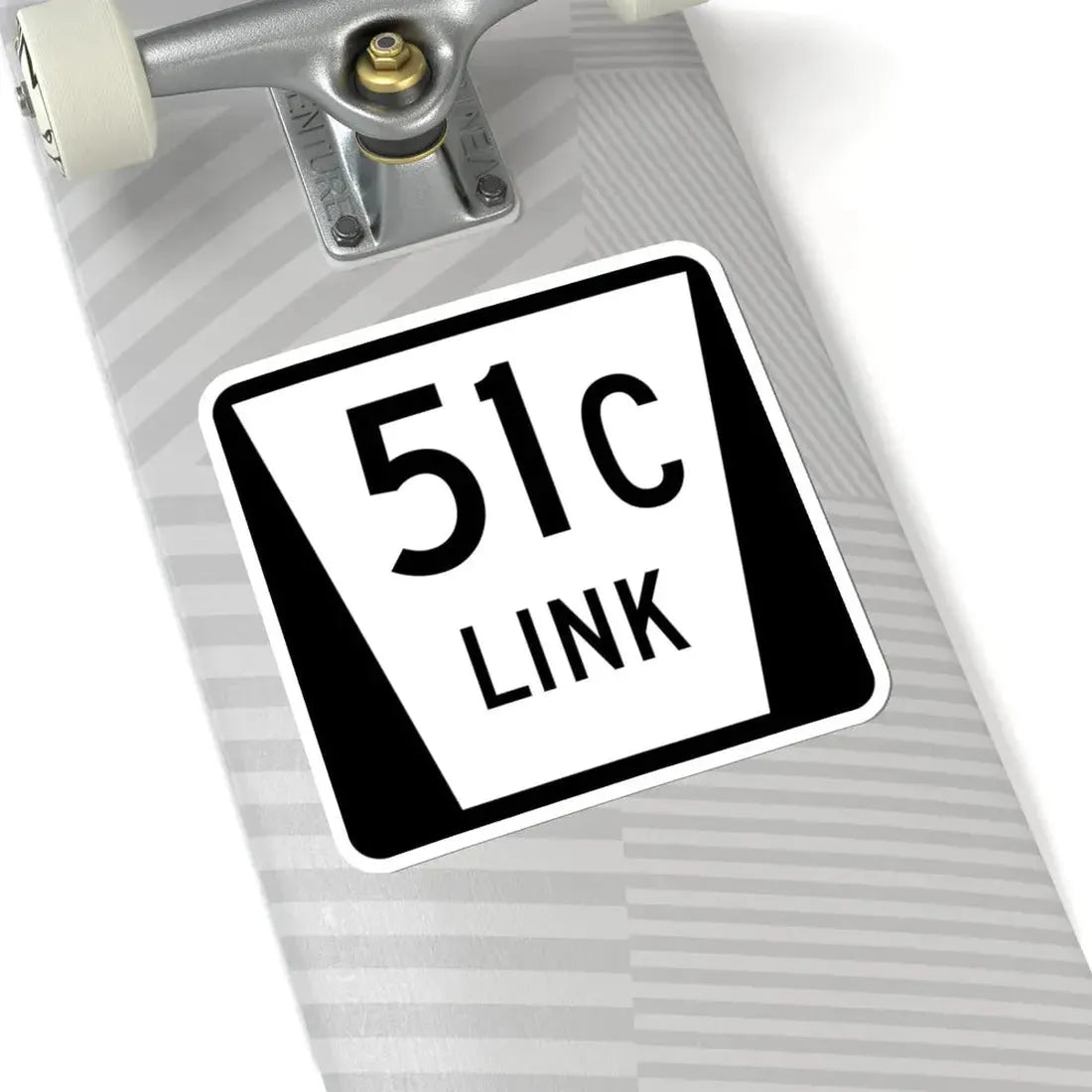 N LINK 51C (Nebraska) (Road Sign) STICKER Vinyl Kiss-Cut Decal - The Sticker Space