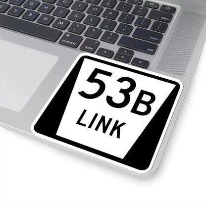 N LINK 53B (Nebraska) (Road Sign) STICKER Vinyl Kiss-Cut Decal - The Sticker Space