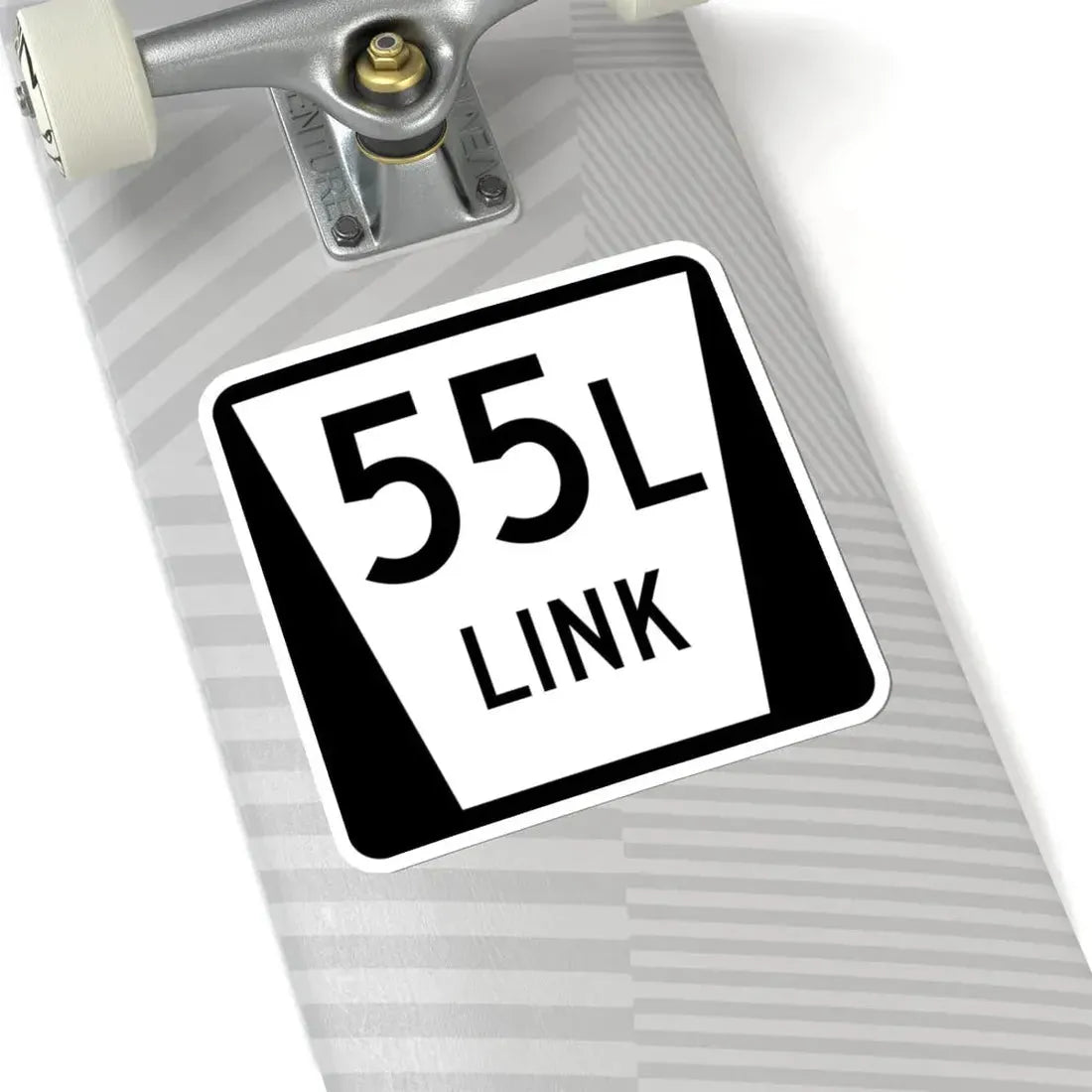 N LINK 55L (Nebraska) (Road Sign) STICKER Vinyl Kiss-Cut Decal - The Sticker Space