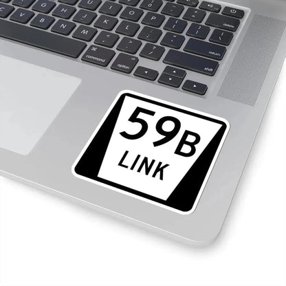 N LINK 59B (Nebraska) (Road Sign) STICKER Vinyl Kiss-Cut Decal - The Sticker Space