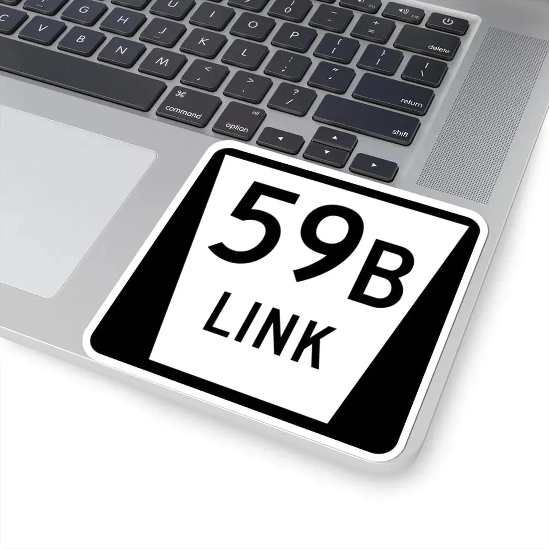 N LINK 59B (Nebraska) (Road Sign) STICKER Vinyl Kiss-Cut Decal - The Sticker Space