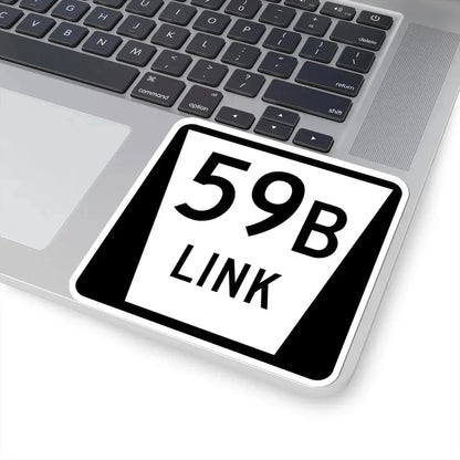N LINK 59B (Nebraska) (Road Sign) STICKER Vinyl Kiss-Cut Decal - The Sticker Space