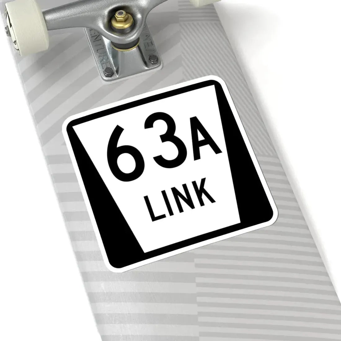 N LINK 63A (Nebraska) (Road Sign) STICKER Vinyl Kiss-Cut Decal - The Sticker Space