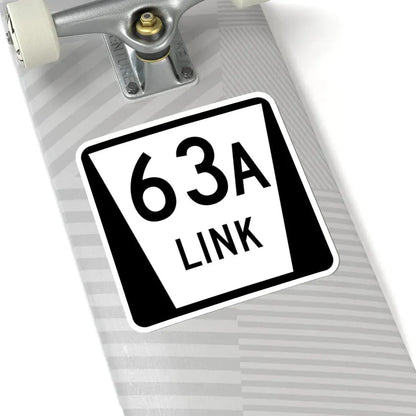N LINK 63A (Nebraska) (Road Sign) STICKER Vinyl Kiss-Cut Decal - The Sticker Space
