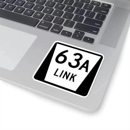 N LINK 63A (Nebraska) (Road Sign) STICKER Vinyl Kiss-Cut Decal - The Sticker Space