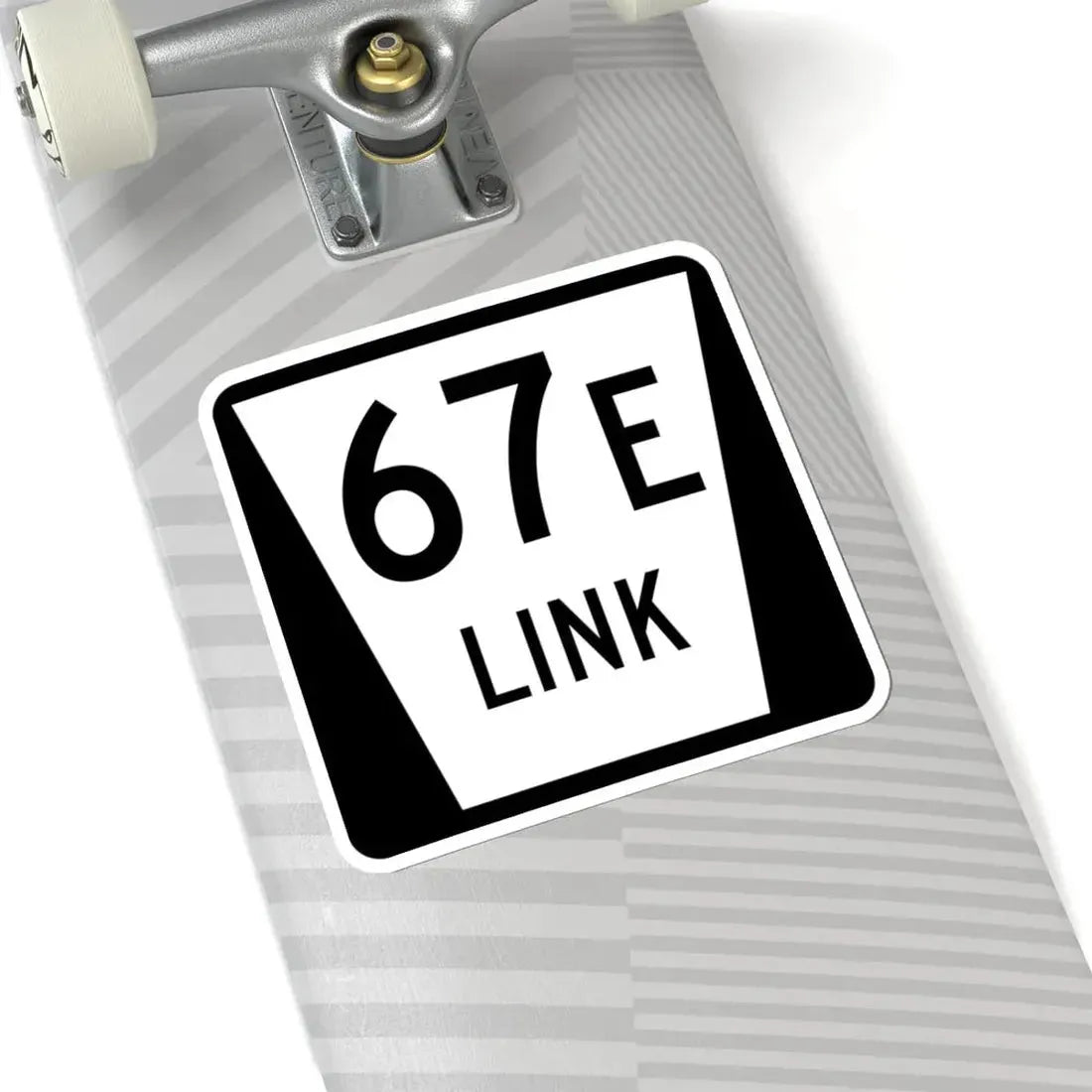 N LINK 67E (Nebraska) (Road Sign) STICKER Vinyl Kiss-Cut Decal - The Sticker Space