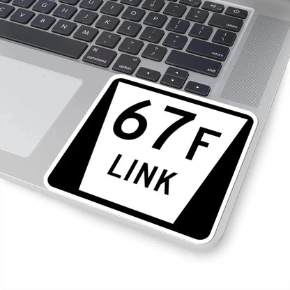 N LINK 67F (Nebraska) (Road Sign) STICKER Vinyl Kiss-Cut Decal - The Sticker Space